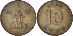 World Coins - Coin, KOREA-SOUTH, 10 Won, 1989