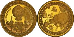 World Coins - Monaco, Token, Ecu Europa, Montgolfier, 1994, , Copper-Nickel-Aluminum