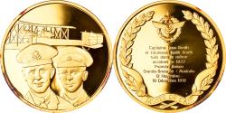 World Coins - France, Medal, Conquête de l'Air, Capitaine Ross Smith, Aviation,