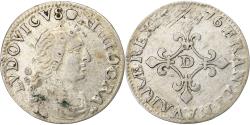World Coins - France, Louis XIV, 4 Sols des Traitants, 1676, Vimy, Silver,