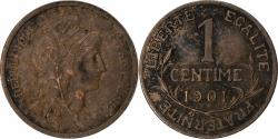 World Coins - France, Centime, Dupuis, 1901, Paris, Bronze, , Gadoury:90, KM:840