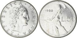 World Coins - Coin, Italy, 50 Lire, 1980, Rome, , Stainless Steel, KM:95.1