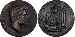World Coins - France, Medal, Auguste, Arles, 1954, Bronze, Courbier,