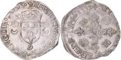 World Coins - Coin, France, Henri II, Douzain aux croissants, 1552, Rennes, , Silver