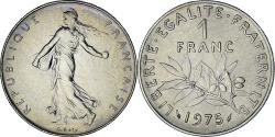 World Coins - Coin, France, Semeuse, Franc, 1975, Paris, série FDC, , Nickel