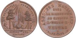 World Coins - France, Medal, Ateliers Nationaux, Emile Thomas, Deuxième République, 1848