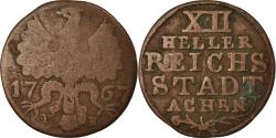 World Coins - Coin, German States, AACHEN, 12 Heller, 1767, , Copper, KM:51