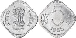 World Coins - Coin, INDIA-REPUBLIC, 5 Paise, 1986