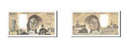 World Coins - Banknote, France, 500 Francs, 1968, 1977-11-03, AU(50-53), Fayette:71.17