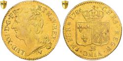 World Coins - France, Louis XVI, Louis d'or à la tête nue, "à la corne", 1786, Strasbourg