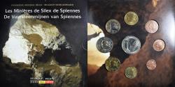 World Coins - Belgium, 1 Cent to 2 Euro, euro set - Les Minières de Silex à Spiennes, 2011