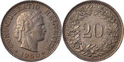 World Coins - Coin, Switzerland, 20 Rappen, 1950