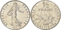 World Coins - Coin, France, Semeuse, 1/2 Franc, 1993, Paris, , Nickel, KM:931.1