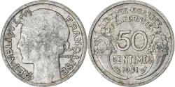 World Coins - France, 50 Centimes, Morlon, 1941, Paris, Aluminum,