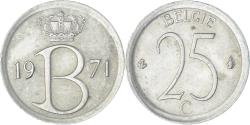 World Coins - Coin, Belgium, 25 Centimes, 1971