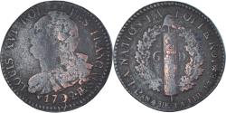 World Coins - Coin, France, Louis XVI, 6 deniers français, 1792, Strasbourg,