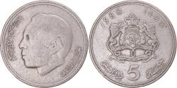 World Coins - Coin, Morocco, 5 Dirhams, 1980