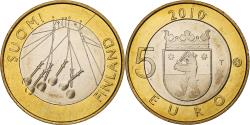 World Coins - Finland, 5 Euro, Satakunta, 2010, Vantaa, Bi-Metallic, , KM:156
