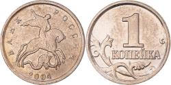 World Coins - Coin, Russia, Kopek, 2004, , Copper-Nickel Plated Steel, KM:600