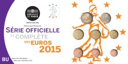 World Coins - France, Euro-Set, 2015,