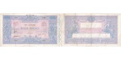 World Coins - France, 1000 Francs, Bleu et Rose, 1913-03-28, Z.825, EF(40-45)