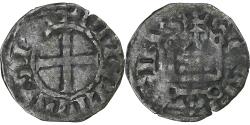 World Coins - France, Philip II, Denier, 1180-1223, Saint-Martin de Tours, Silver,