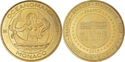 World Coins - Monaco, Token, 98/ Océanomania - Monaco, 2015, MDP, , Copper-nickel