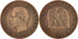 World Coins - Coin, France, Napoleon III, Napoléon III, 5 Centimes, 1857, Paris,