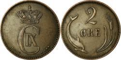 World Coins - Coin, Denmark, Christian IX, 2 Öre, 1906, Copenhagen, , Bronze