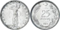 World Coins - Coin, Turkey, 25 Kurus, 1968