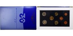 World Coins - France, Coffret 1c. à 2€, Proof, 2002, MDP,