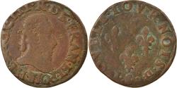 World Coins - Coin, France, Henri III, Double Tournois, Troyes, , Copper, CGKL:134