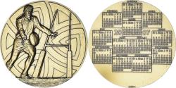 World Coins - France, Medal, Coupe du Monde de Rugby - Calendrier, Sport, 2007, MDP