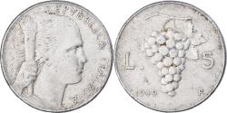 World Coins - Coin, Italy, 5 Lire, 1949