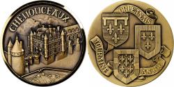 World Coins - France, Medal, Touraine, Orléanais, Anjou, Chenonceaux, Bronze, J. Balme