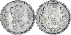 World Coins - Coin, India, 5 Rupees, 1999
