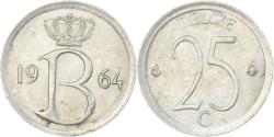World Coins - Coin, Belgium, 25 Centimes, 1964