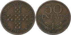 World Coins - Portugal, 50 Centavos, 1969
