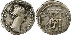Ancient Coins - Diva Faustina I, Denarius, 141, Rome, Silver, , RIC:353a