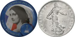 World Coins - France, Token, Femmes Au Panthéon - Sophie Berthelot, Nickel,