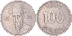 World Coins - Coin, Korea, 100 Won, 1991