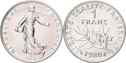 World Coins - Coin, France, Semeuse, Franc, 1980, Paris, série FDC, , Nickel