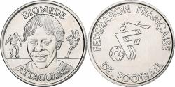 World Coins - France, Token, Equipe de France de Football, Diomède, Attaquant, 1998, Nickel