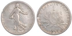 World Coins - Coin, France, Semeuse, Franc, 1903, Paris, , Silver, Gadoury:467