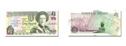 World Coins - Banknote, Jersey, 1 Pound, 1995, 1995-05-09, KM:25a, UNC(65-70)