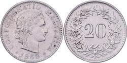 World Coins - Switzerland, 20 Rappen, 1963, Bern, Copper-nickel, , KM:29a