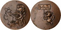 World Coins - France, Medal, Bande Dessinée, Jeunesse, Barberousse, 1979, Bronze, Gus