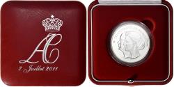 World Coins - Monaco, 10 Euro, mariage princier, Proof, 2011, MDP, Silver,