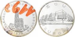 World Coins - France, Token, Écu Europe, Parlement de Strasbourg, 1979, Silver, Baron