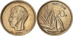 World Coins - Coin, Belgium, Baudouin I, 20 Francs, 20 Frank, 1981, , Nickel-Bronze